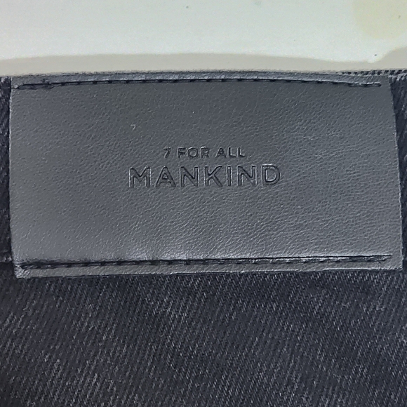 7 For All Mankind Black Flare Jeans - Picture 12 of 14